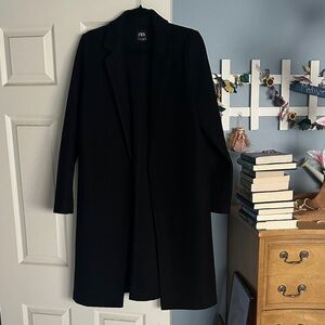 Zara Women's Classic Black Trench Coat